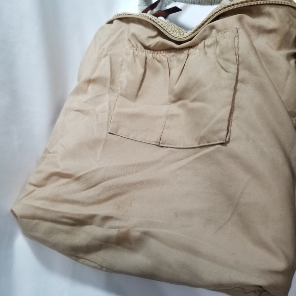 The Sak Crochet Large Shoulder Bag With Wrapped Faux Leather Straps - Picture 14 of 16